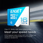 EAGET T1 Micro SD Card 64GB 32GB 16GB Memory Card 128GB TF Card Class10 UHS-I 80MB S Microsd   Memory Card For Smartphone