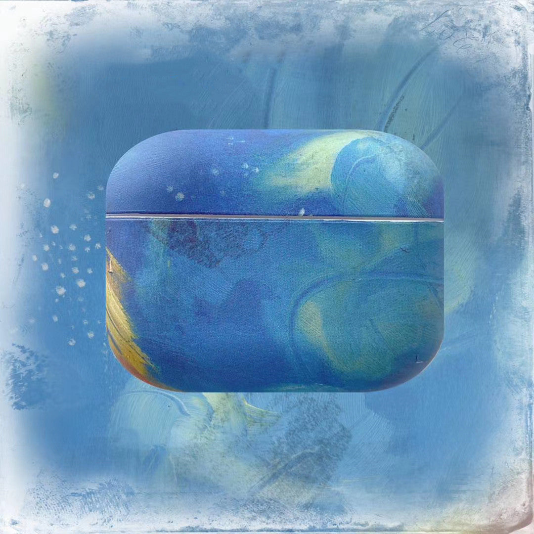 Compatible with Apple, Compatible with Apple , Ins Sky Cloud Airpods Pro Protective Sleeve Female Models Suitable For Apple Earphone Sets Airpods 2 Hard Shell