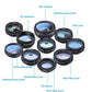 APEXEL Phone Lens Kit Universal 10 In 1 Fisheye Wide Angle Macro Lens CPL Filter Kaleidoscope 2X Telescope Lens For Smartphone