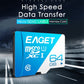 EAGET T1 Micro SD Card 64GB 32GB 16GB Memory Card 128GB TF Card Class10 UHS-I 80MB S Microsd   Memory Card For Smartphone