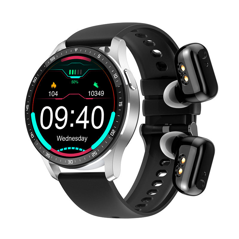 Smart Watch Bluetooth Calling 2-in-1 Headset Smart Athletic Bracelet